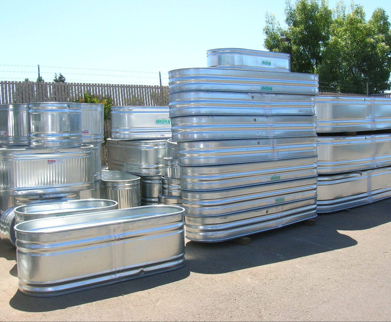 Round Stock Tanks Galvanized Steel Stock Tanks