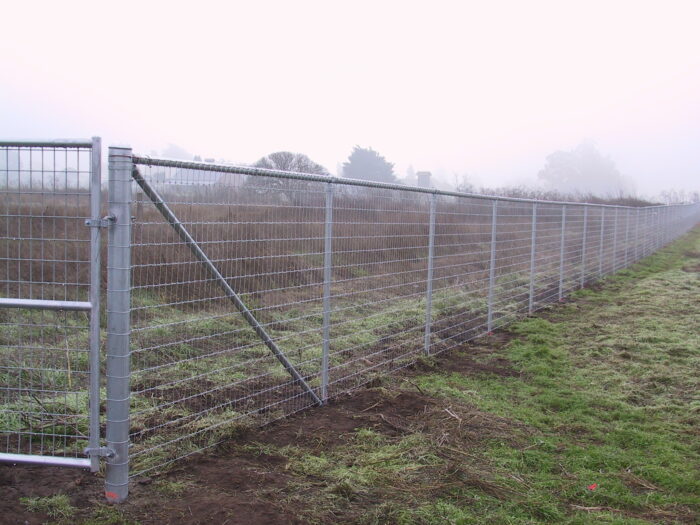 Steel Post Non-Climb Fence