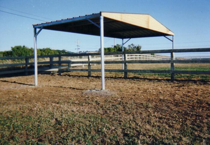 12x24 Free Standing shelter Roof